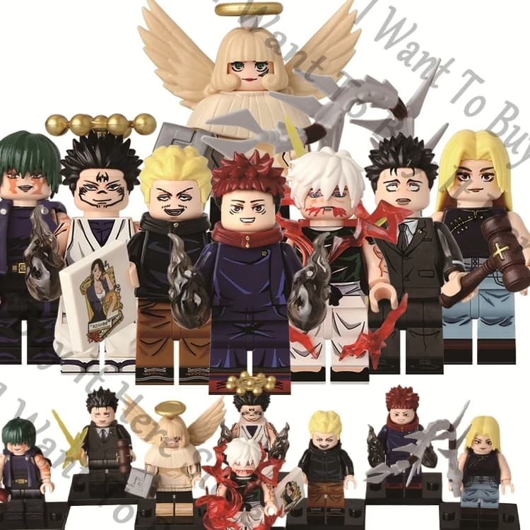 Anime Jujutsu Kaisen Hakari Kinji Kurusu Hana Hiromi Higuruma Tsukumo Yuki Modello Cosplay Action Giocattoli Pezzo Insieme Garage Kit