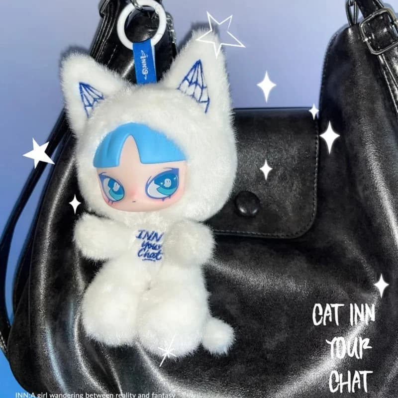 Cat INN Your Chat Series Blind Box INN Vinyl Plush Mystery Box Kawaii Cat Surprise Bag Anime Doll Keychain Bag Pendant Toy Gifts