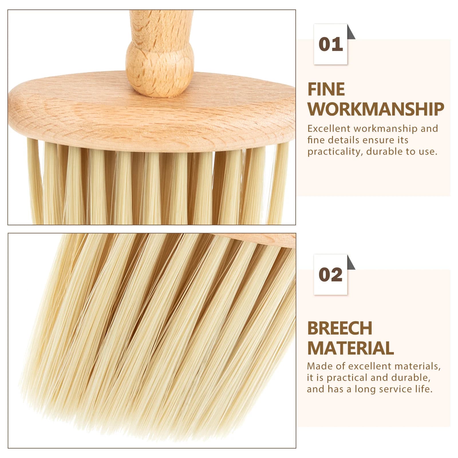 2 pezzi Guzheng Spazzola per pulizia Setole dense per strumenti a corda Strumento per la rimozione della polvere Manico ergonomico Durata di lunga durata