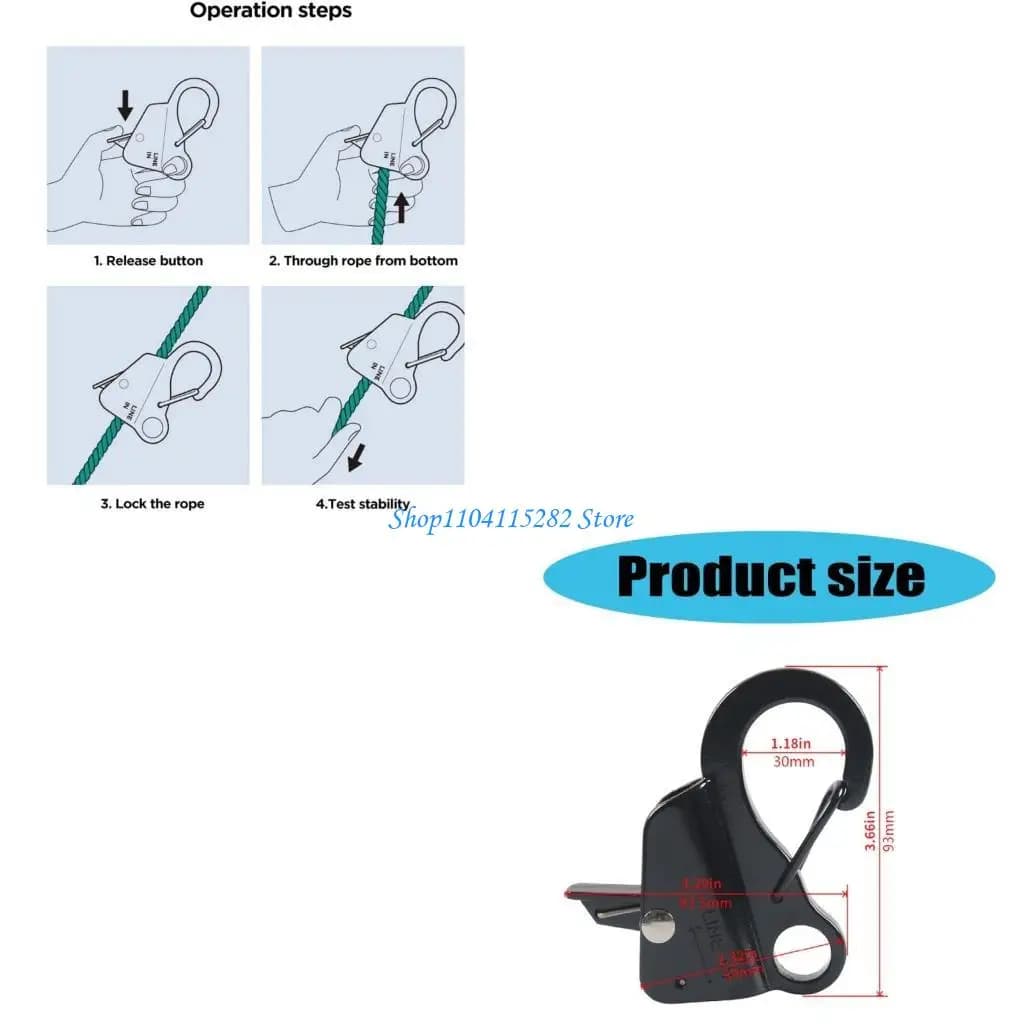 Clip parafanghi A2BF con rilascio rapido per hook per assistenza per l'attracco in barca Efficiente ormeggio