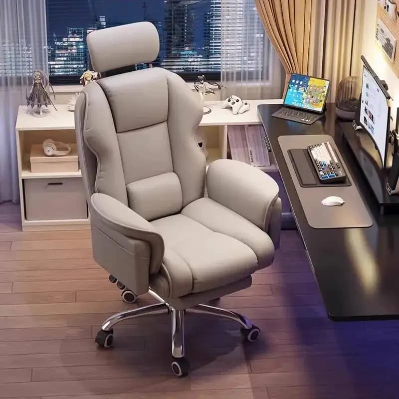 Sedia da gaming ergonomica per il tempo libero, mobili da ufficio, comoda sedia da computer, sedia da ufficio reclinabile e regolabile
