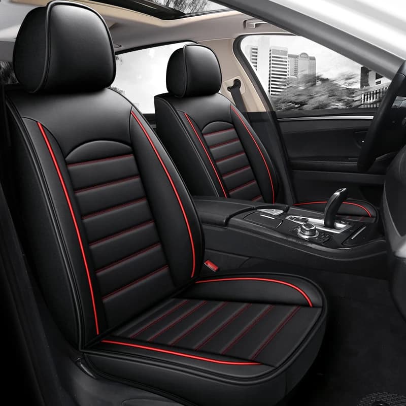 Coprisedile universale per Auto in pelle Shell tappetini per sedie per veicoli PU accessori per interni Auto cuscino protezione per tappetini completamente circondati