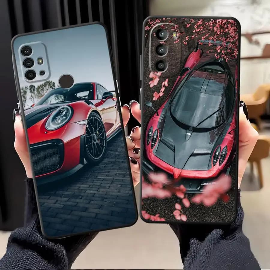 Custodia per Moto S30 Pro Edge 20 30 X30 Pro Cover posteriore morbida per auto avanzata