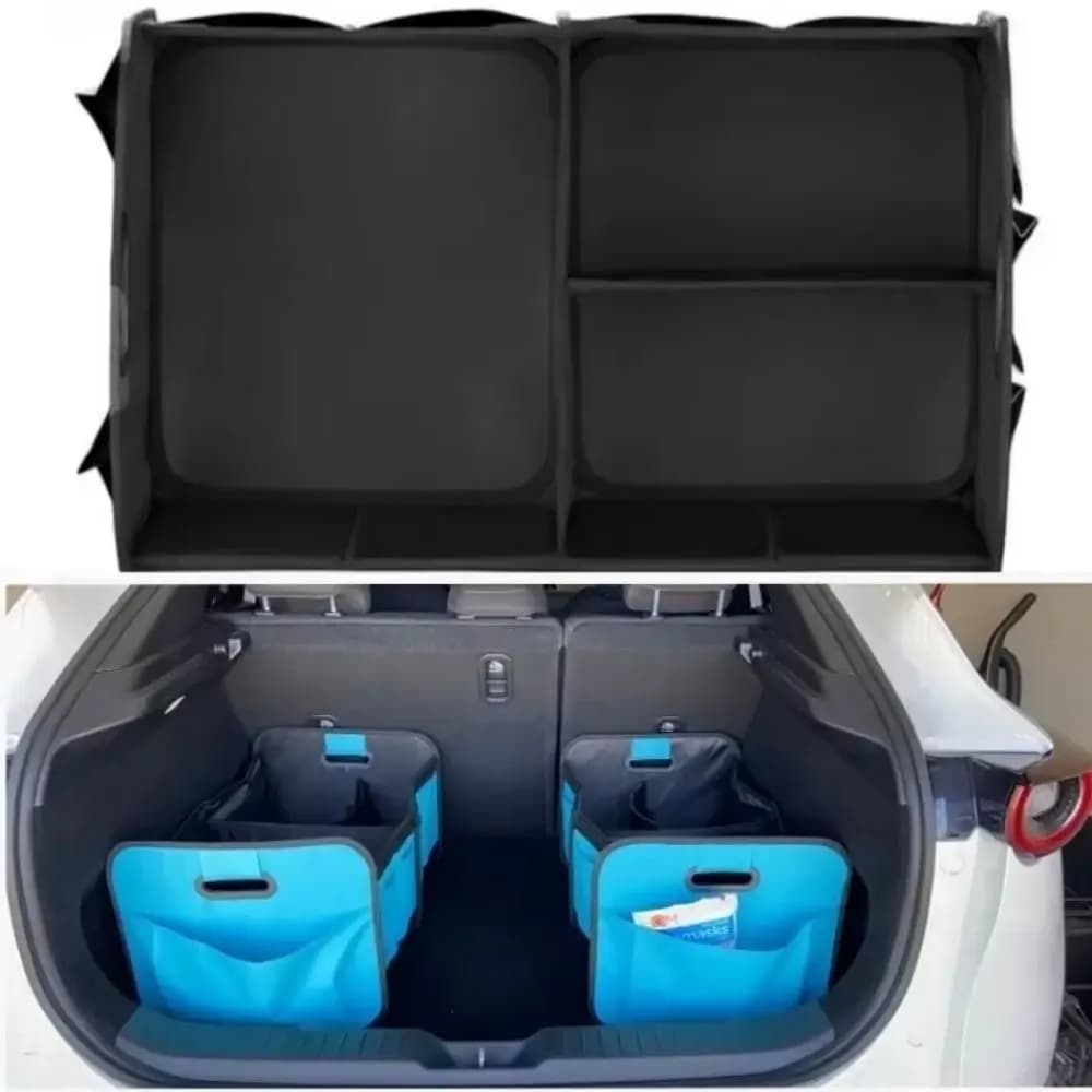 Organizer Pieghevole per Bagagliaio Auto, Borsa Impermeabile Multifunzione Portatile per Auto e SUV