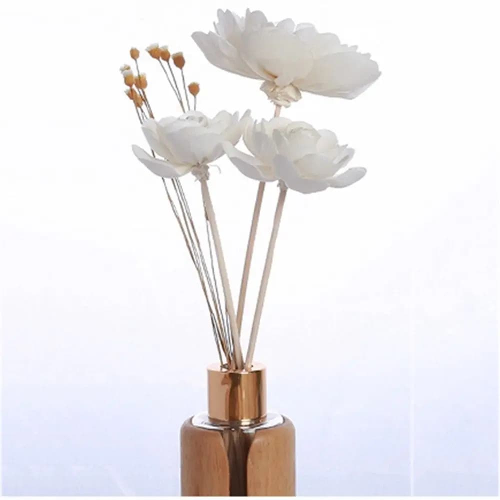 Handmade Fragrance For Home Living Room Fireless Aroma Artificial Flower Diffuser Sticks Dried Flowers Aromatic Incense