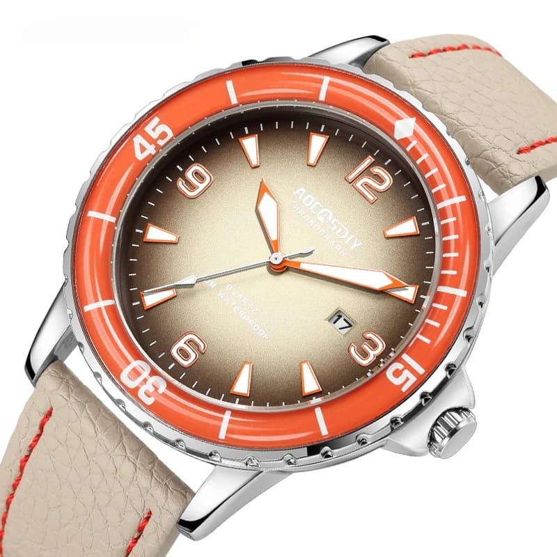 Orologio di marca AOCASDIY sportivo e per il tempo libero digitale quadrante grande orologio al quarzo con calendario impermeabile orologio da uomo luminoso