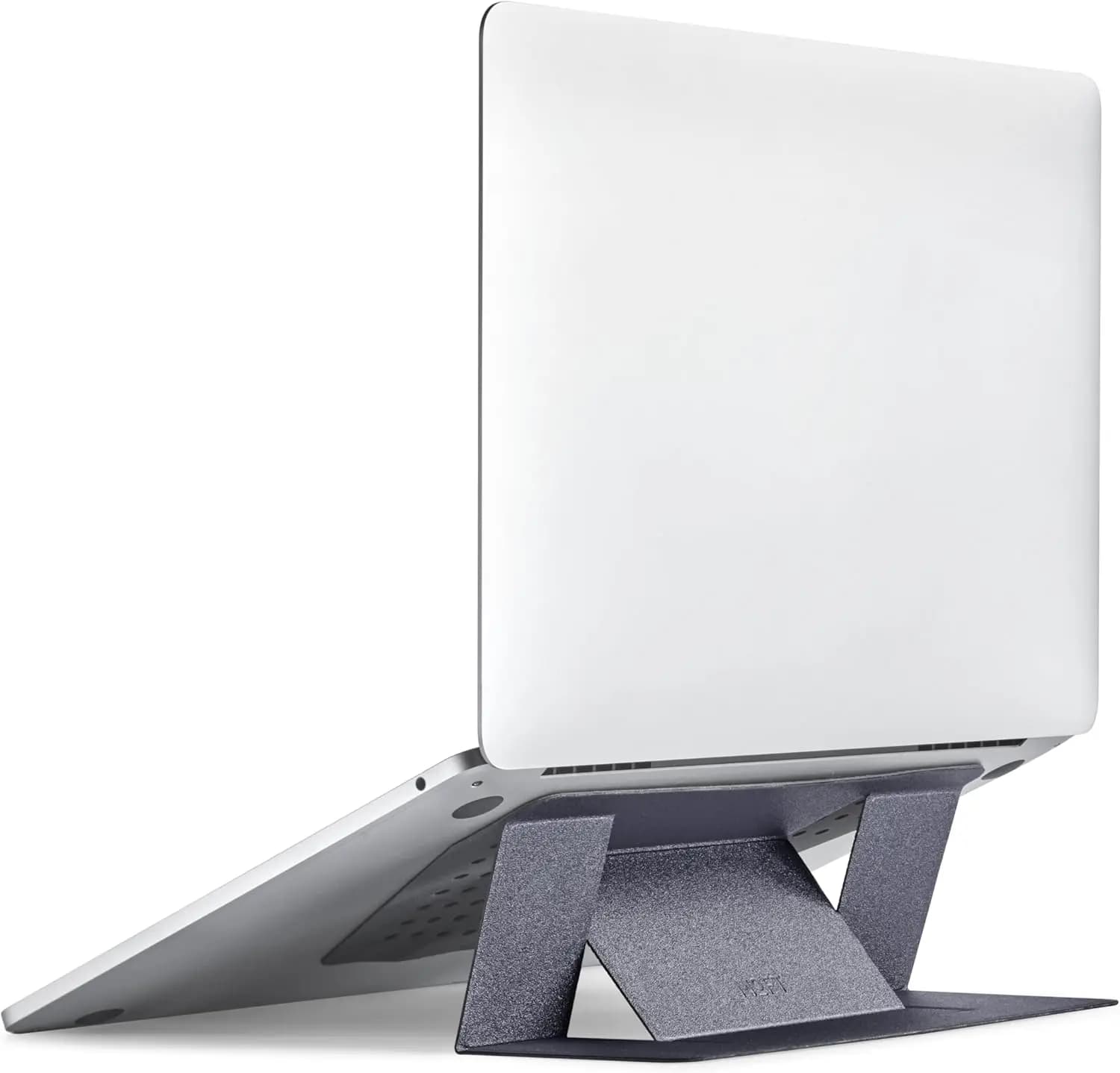 Supporto Adesivo Ultra-Sottile per Laptop con 2 Angoli Regolabili, Pieghevole e Portatile per Laptop da 11"-16" in Grigio Stellato