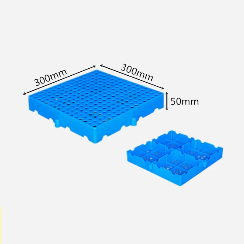 Assembled Heavy Load HDPE Plastic Floor Pallet Grid Board Sheet Moisture-proof Ground Slat Cushion for Warehouse Supemarket