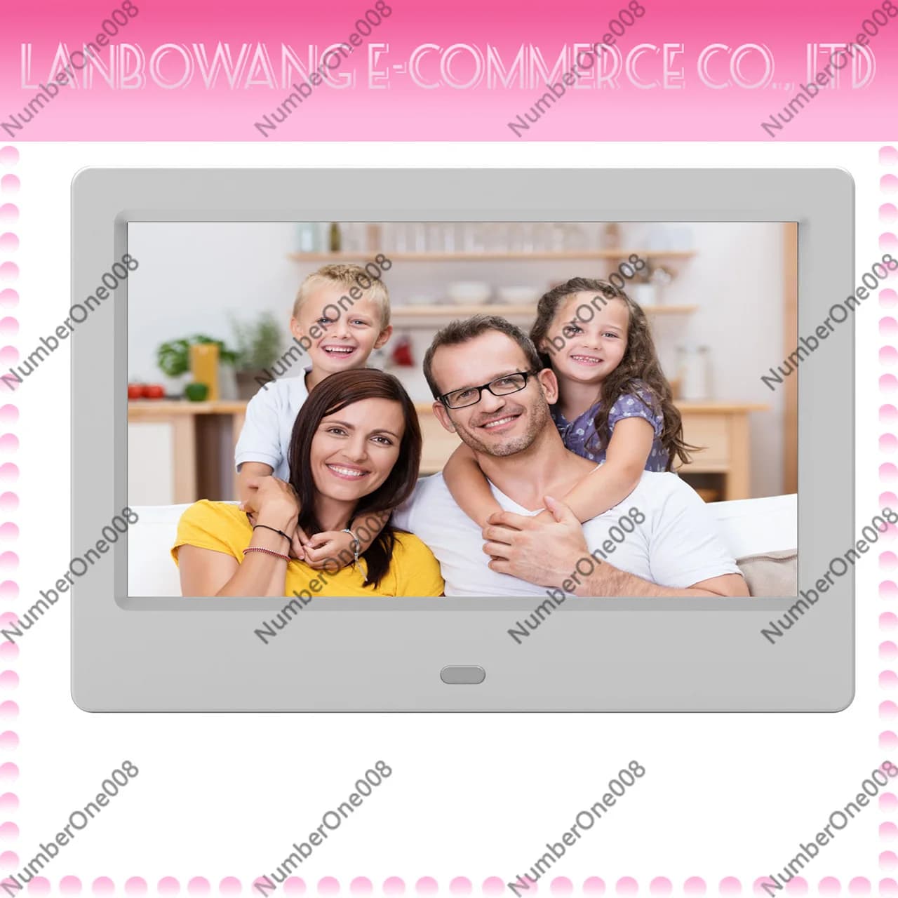 7 Inch HD Digital Photo Frame USB Video Player Electronic Album Advertising Display