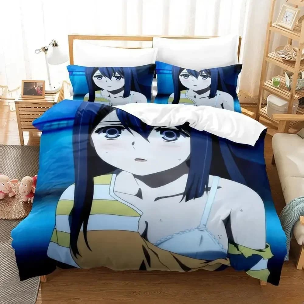 Fashion Anime Brynhildr in The Darkness 3D NEW Duvet Cover Pillowcase Bedding Set Adult Boy Girl Bedroom Decoration Double Large