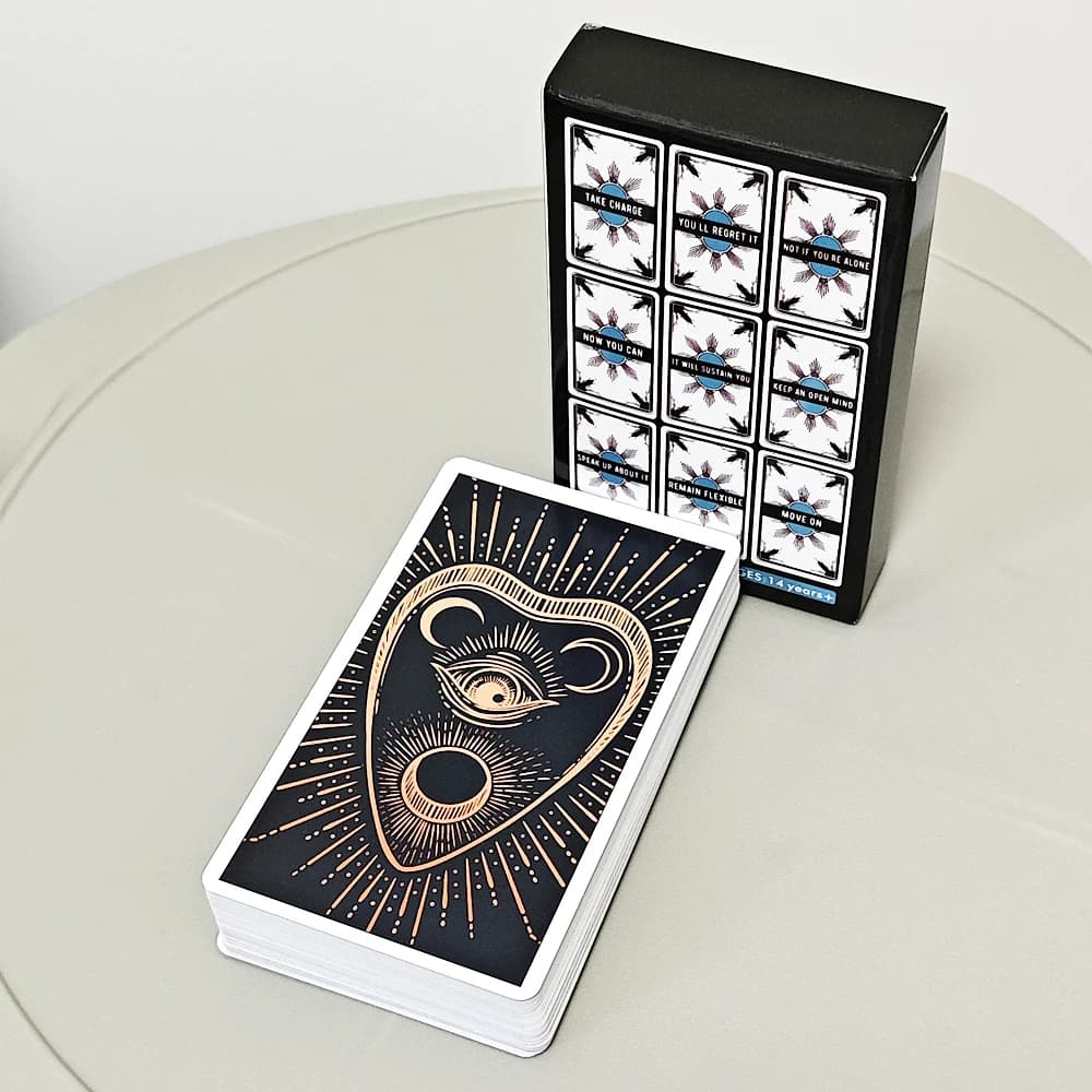 54 carte Oracle Yes or No Oracle Deck Yes/No Tarocchi Carte 10,3 * 6 cm - Ottieni risposte veloci per domande specifiche
