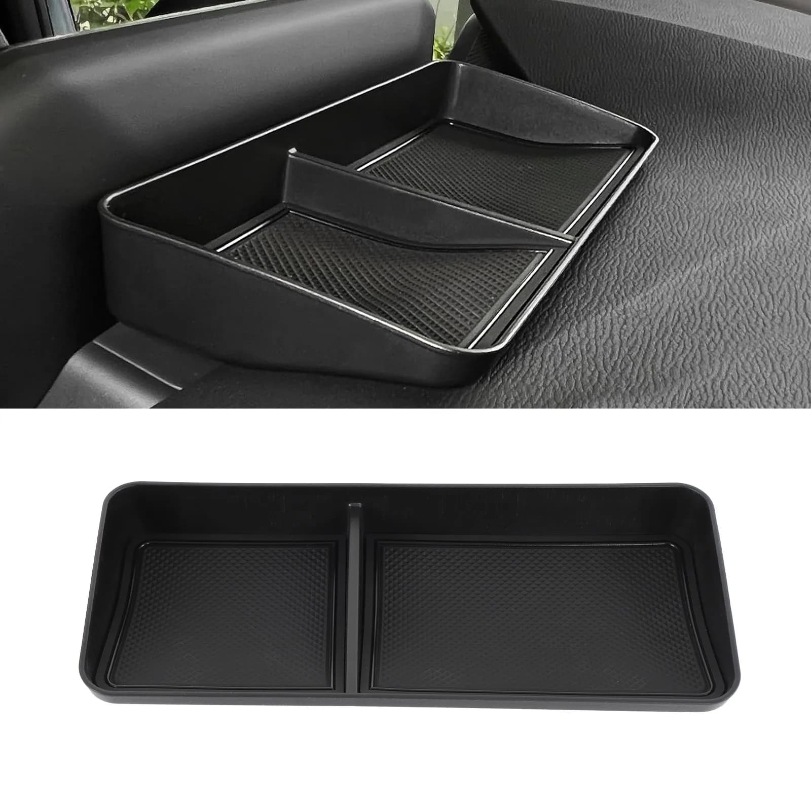 Scatola portaoggetti per cruscotto posteriore auto per Mitsubishi Outlander 2022 2023 2024 2025, vassoio organizer nascosto per console centrale
