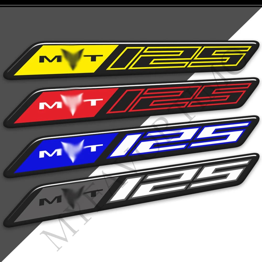 MT125 adesivi per moto per Yamaha MT-125 MT-125 protezione per canotta decalcomania emblema distintivo Logo protezione simbolo carenatura laterale