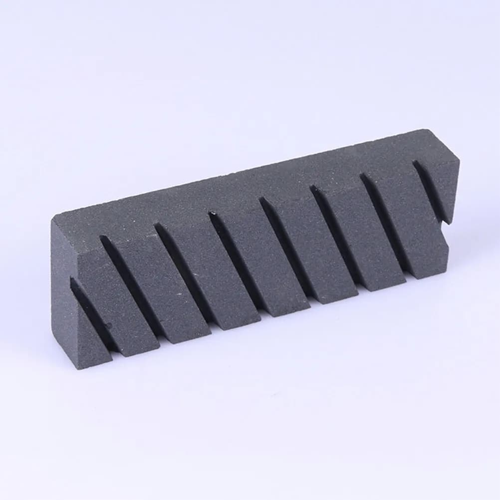 Compact Outdoor Sharpening Stone Black Silicon Carbide Multi-Purpose Handheld Tool Portable for Kitchen Knife Axe Pruning Shears