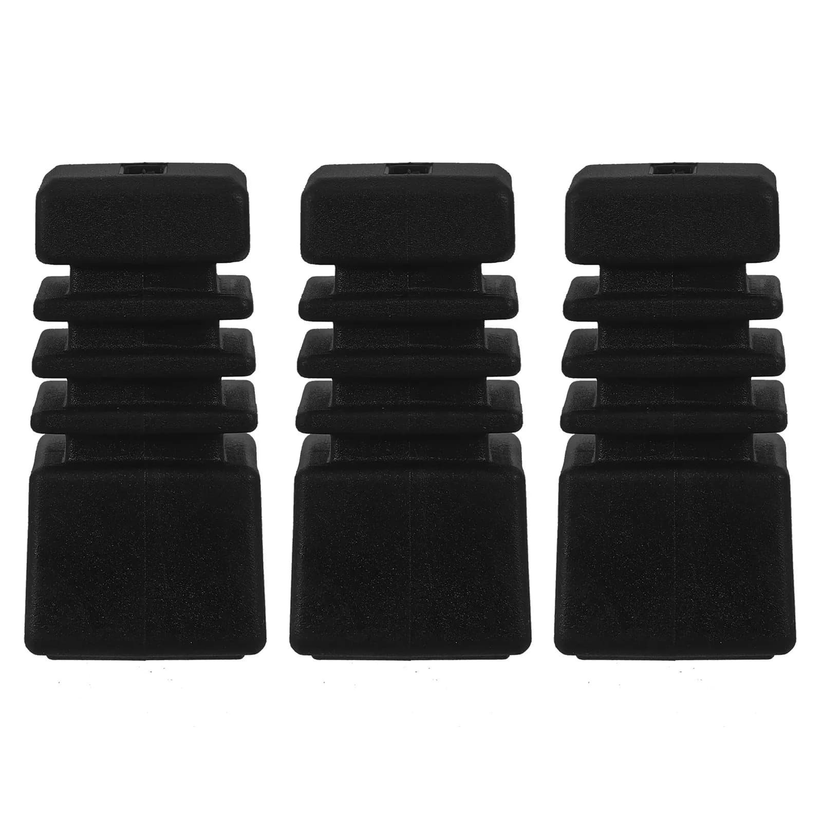 Kit di 3 Pezzi di Protezioni per Gambe e Piedini di Supporto per Batteria, in Gomma, Ricambio per Rack e Stand