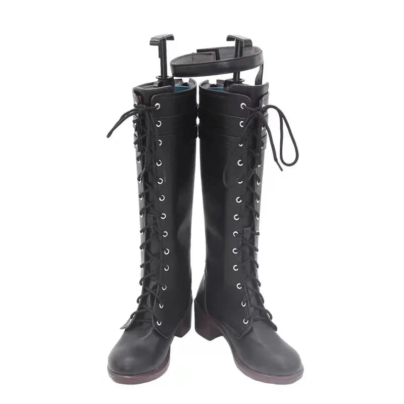 Nuovo gioco stivali cosplay Genshin Impact Lynette scarpe accessori di Halloween realizzati su misura
