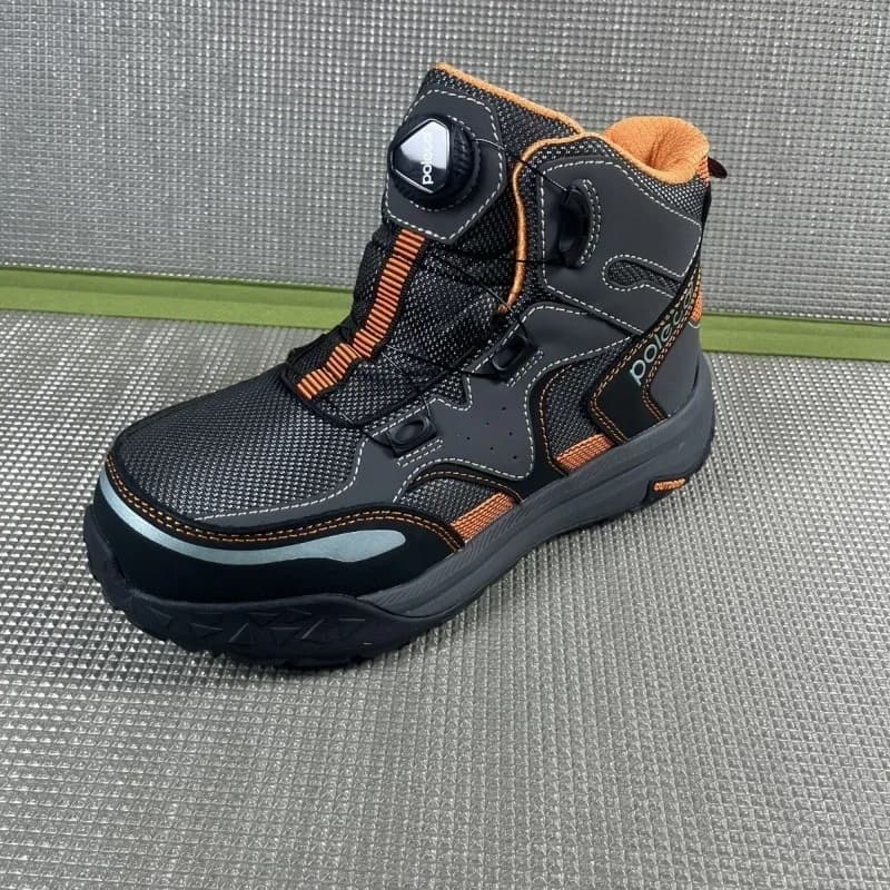 Autumn/Winter Hiking Shoes for Men Steelhead Outdoor Boots Mens Anti Slip Climbing Shoes Man Quick Lacing Mountaineering Boots