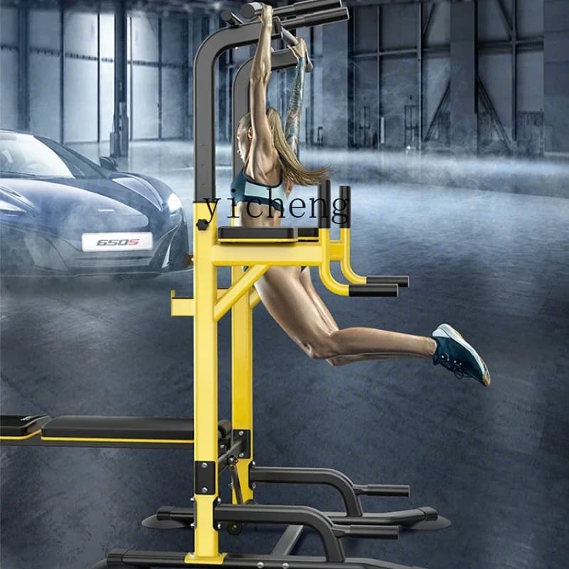 indoor pull-up structure, fitness equipment, parallel bars, squat bench, push structure, multifunctional integration