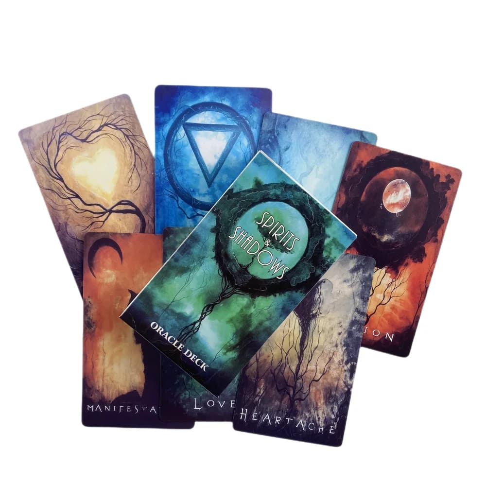 Spirit & Shadows Oracle Cards divinazione Deck English Vision Edition Tarot Board Playing Game For Party