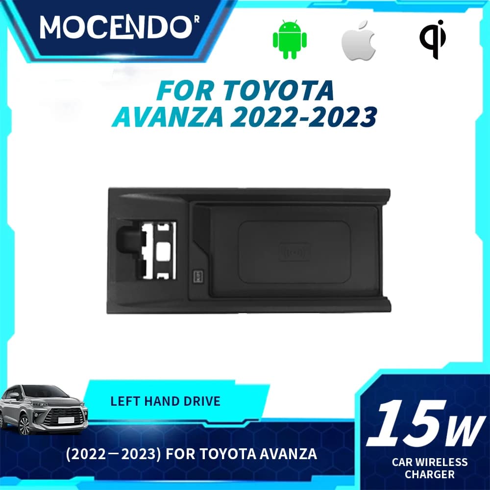 Caricabatterie Wireless per Auto Toyota Avanza 2022-2023, Accessorio di Ricarica Rapida Compatibile con Modelli Toyota