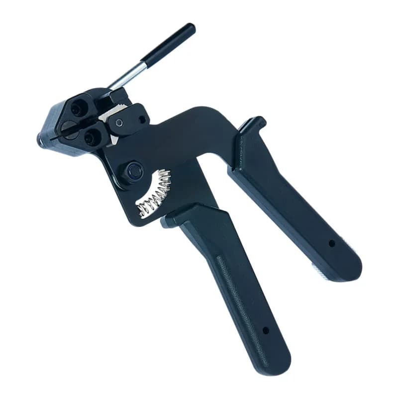 Pinza per fascette per cavi in acciaio inossidabile Pistola per fascette per cavi Pinza per fascette per taglierina Tenditore per fissaggio autobloccante Imballaggio di serraggio