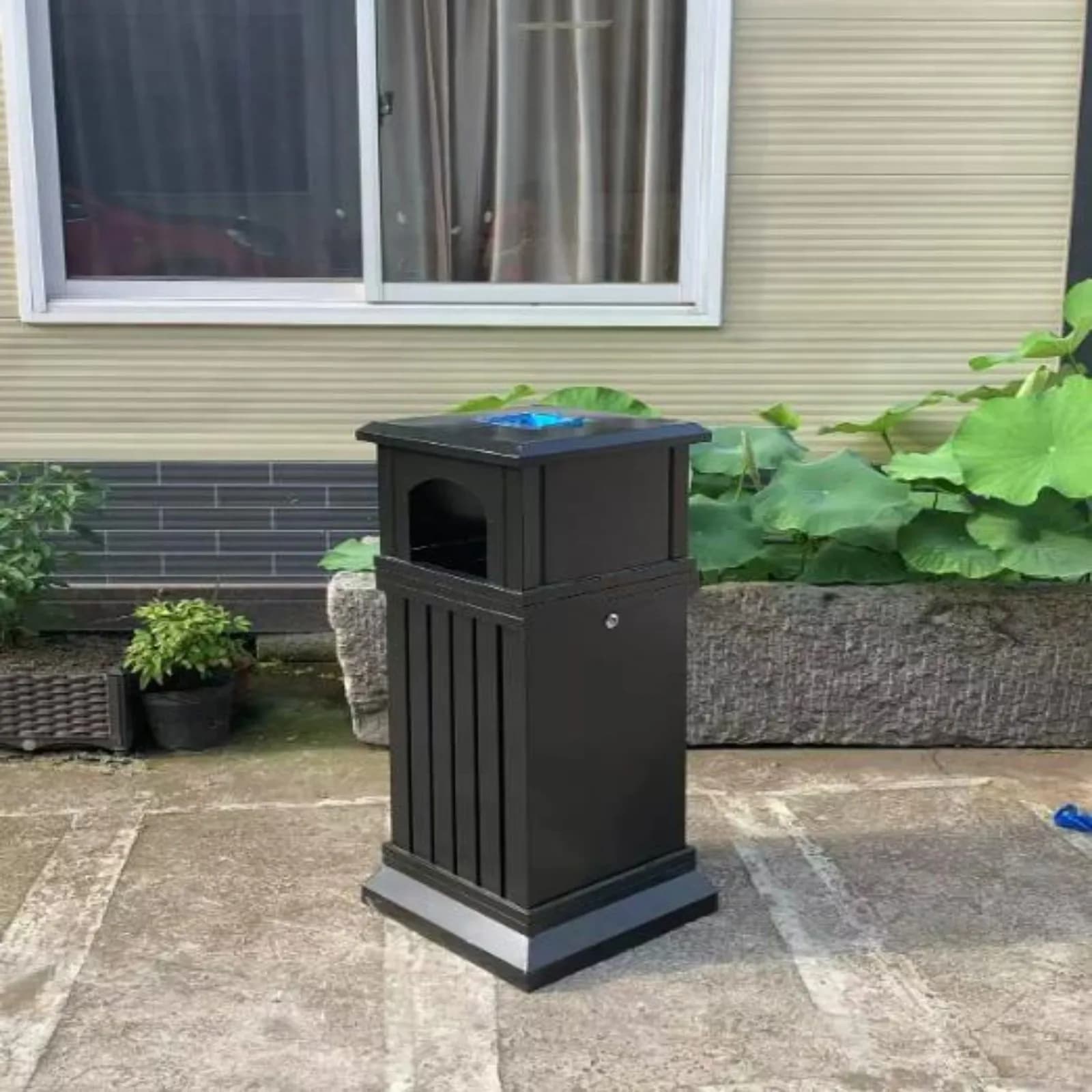 Heavy Duty Garbage Bin with Removable Inner Bucket & Lid Modern Garbage Can Large Capacity for Home/Office/Restaurant/Restroom