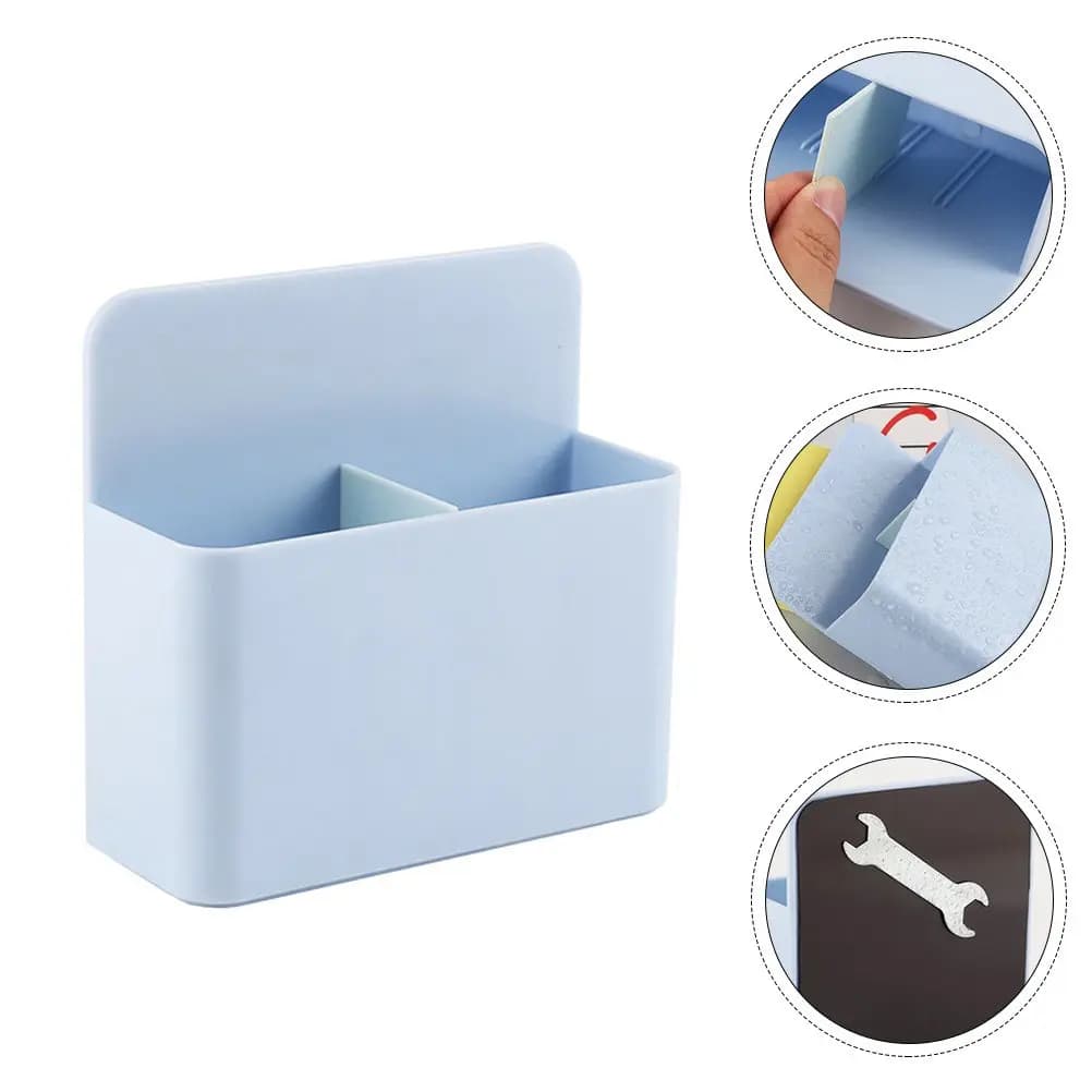 Portapenne Magnetico in Plastica, Contenitore per Gessetti, Organizzatore da Scrivania per Insegnanti, Scatola per Penna e Matite da Aula