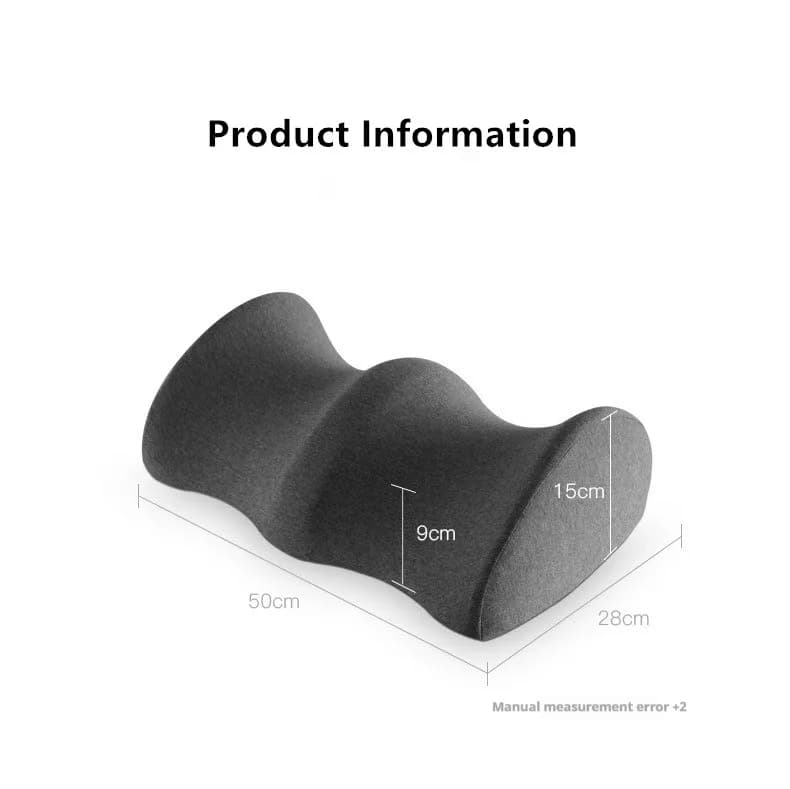 Cuscino per Ginocchia per Dolori alla Schiena, Offre Sollievo e Supporto per Dormire su un Fianco, Addome o Schiena, Cuscino per Gambe in Memory Foam