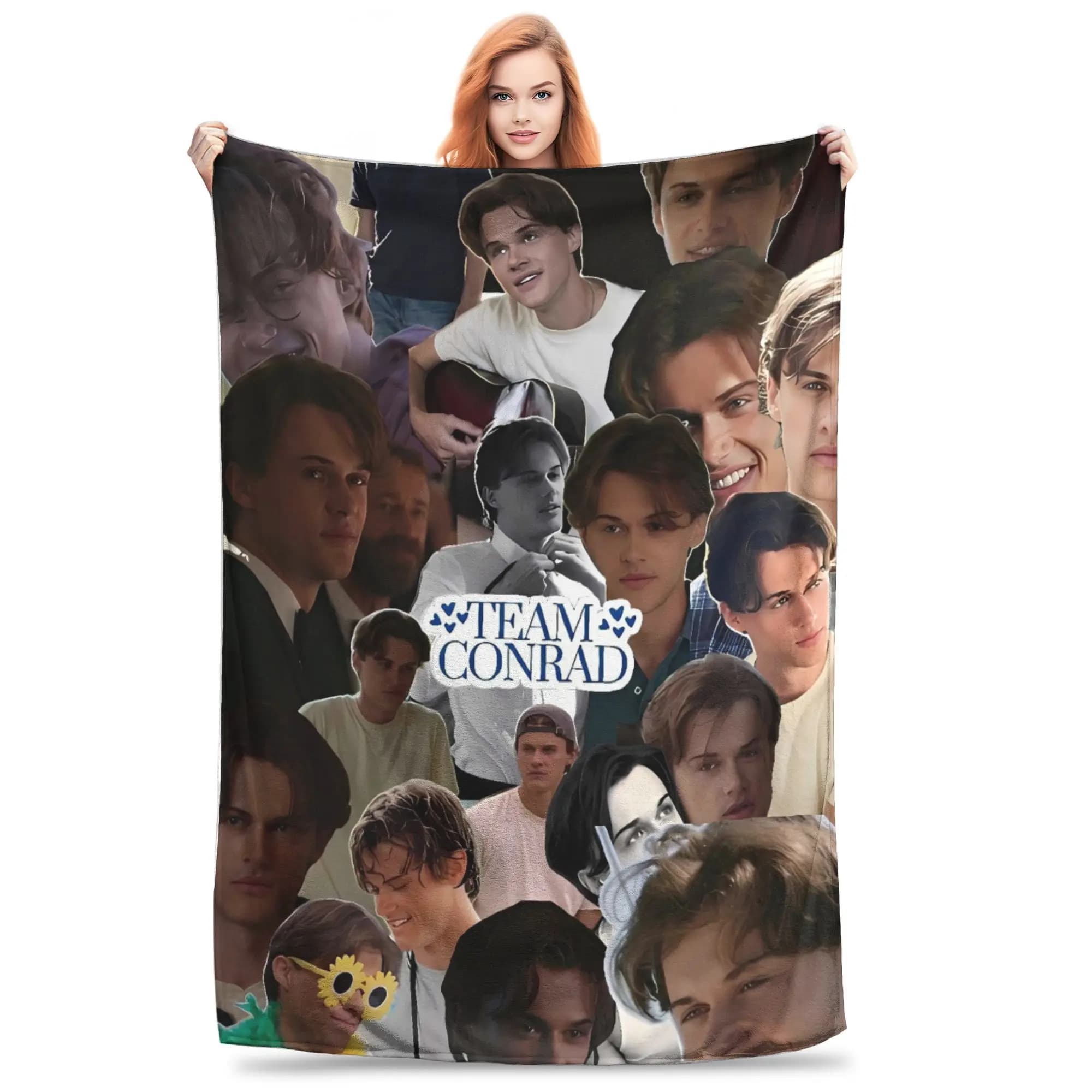 Conrad Fisher The Summer I Turned Pretty Blanket Warm Soft Plush Throw Blanket For Girls Boys Couch Flannel Bedspread Bed Cover