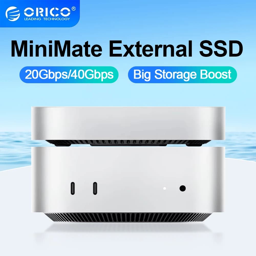 ORICO Extemal Disco rigido MiniMate Espansione di archiviazione MiniDock Dock desktop da 40 Gbps con archiviazione SSD da 512 GB 1 TB 2 TB 3 TB 4 TB 8 TB