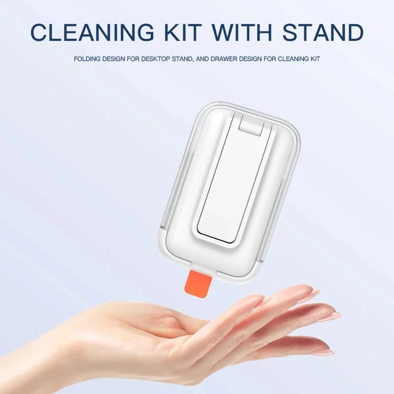 19-Piece Electronics Cleaning Set – Includes Foldable Phone Stand, Keyboard Cleaner & Screen Tools for Laptop/Camera/Tablet