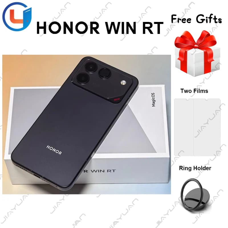 Telefono cellulare originale HONOR WIN RT 5G Gioco 6.83 "AMOLED 185Hz Display Snapdragon 8 Elite Batteria 10000mAh 100W Smartphone cablato