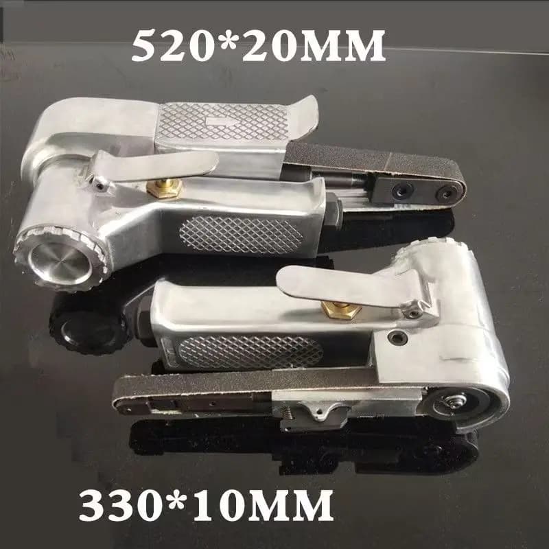 Smerigliatrice Angolare Pneumatica con Nastri Abrasivi 330*10mm 520*20mm per Compressore d'Aria, Mini Levigatrice a Nastro