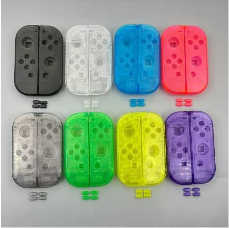 Cover Trasparente di Ricambio per Switch Oled con Pulsanti SL SR per Nintendo Switch NS Joy Con Controller