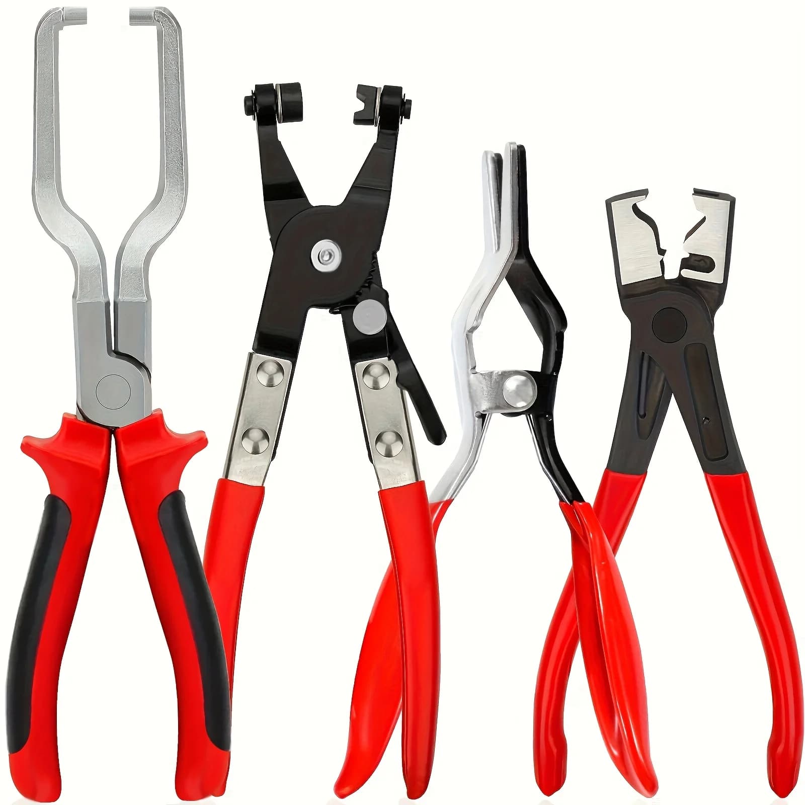 Professional Hose Clamp Pliers- Fuel Line Disconnection and Removal Tool Kit for Auto Repair