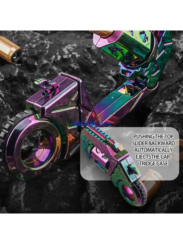 Q0KB Mini giocattolo push-pull per alleviare lo stress Dispositivo scorrimento per Strumento rotazione sensoriale per