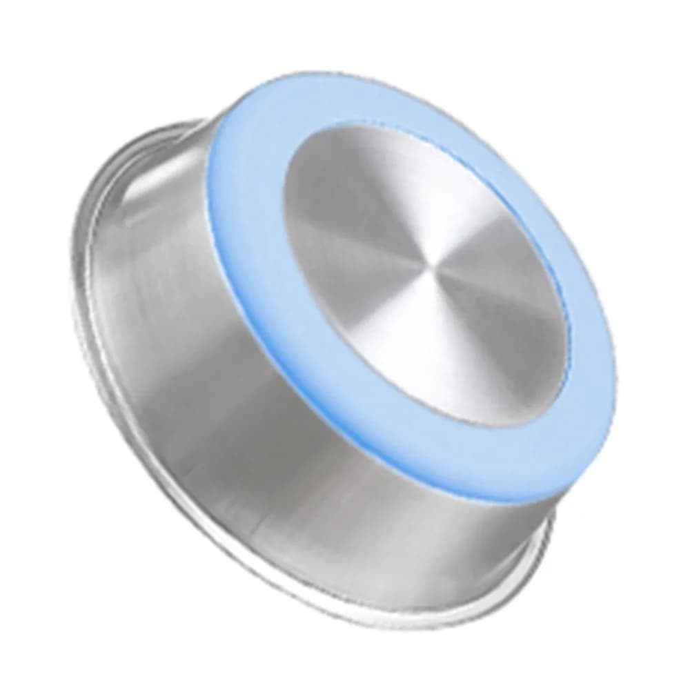 Practical Silicone Bottom Dog Basin Stainless Steel Extra Thick Pet Feeders Heat Resistant Food Grade Cat Dog Bowls Cat