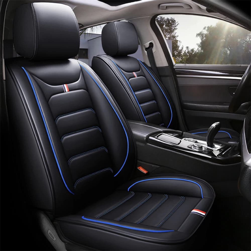 Leather Car Seat Cover for Nissan Qashqai j10 j11 Juke Tiida X Trail t31 t32 Versa Primera p12 Patrol y61 Micra Car Accessories
