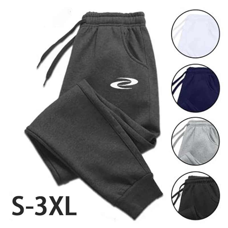 Jogging sports pants with men's print training pants Casual sportswear men's sports pants straight leg black gym pants fall