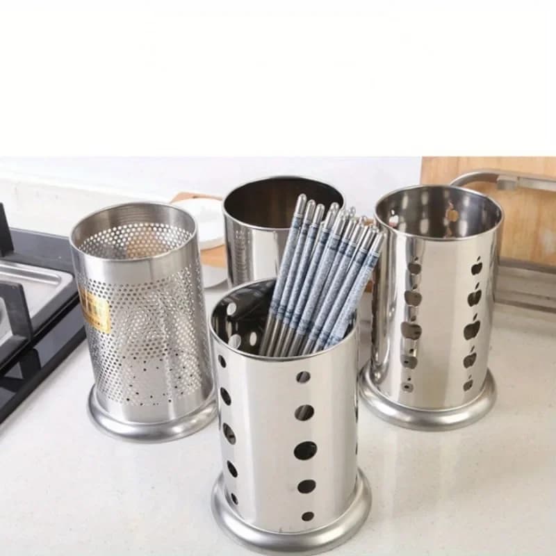1PC stainless steel wands holder shelves basket knife forchetta spoon crockery organizer kitchen cutlery drain support