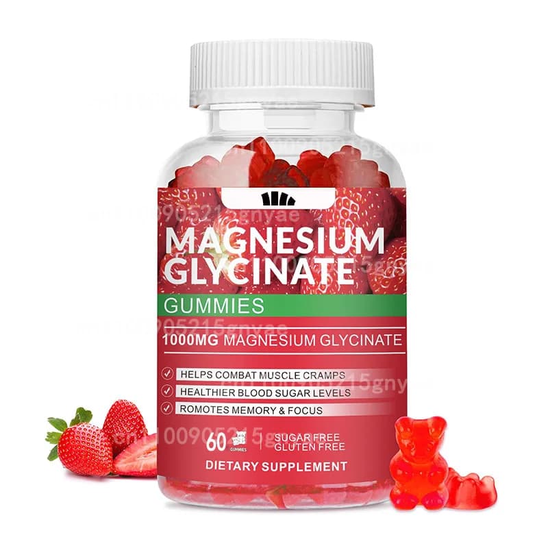 Glycine magnesium gumella - Celerated magnesium calcium supplement without sugar containing vitamins D3 and B6