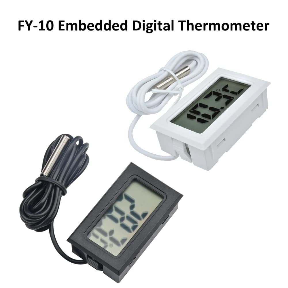 -20 ~110 °C Digital LCD Thermometer Temperature Detection Tester with Outdoor Probe for Refrigerator, Freezer, Refrigerator, Aquarium
