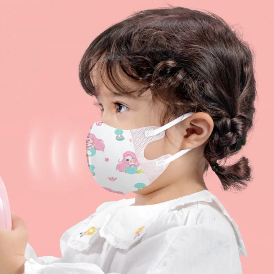 30 pz 3D Maschera Per Bambini Usa E Getta Simpatico Cartone Animato Stampe 3 Strati Maschere Igieniche Antipolvere Confezione Individuale 4-12 Ragazzo Ragazza