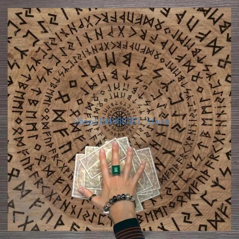 652F Tovaglia Tarocchi Divinazioni Arazzo Modello Tovaglia Astrologia