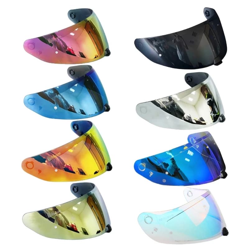 Visiera per casco antiappannamento Lente per protezione antivento per moto Visiera integrale antigraffio adatta per HJC I70 I10 C70