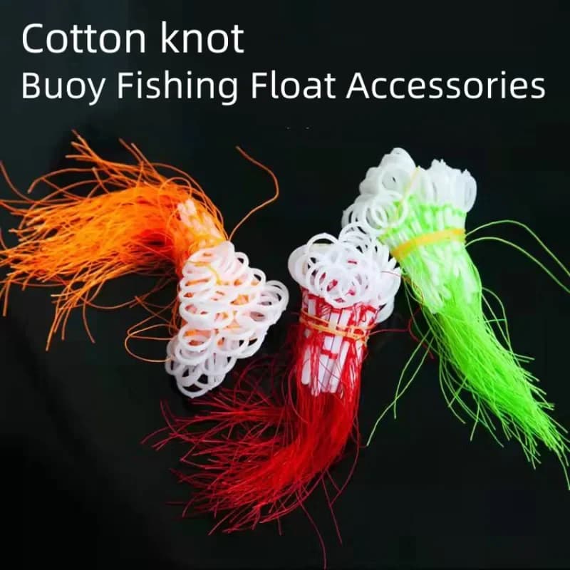 2/12 pcs cotton thread Bobber Looper Stop nodi rope boa fishing float accessories