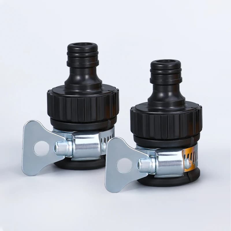2PCSPer lavaggio auto accessori per rubinetti per irrigazione da giardino adattatore per rubinetto raccordo universale per tubo flessibile in plastica raccordo rapido per rubinetto