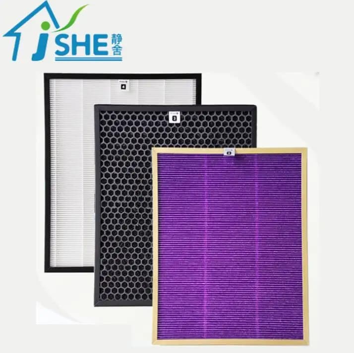 Suitable for Philips AC4372 AC4373 AC4375 air purifier parts, HEPA filter AC4151+AC4153+AC4154 filter kit