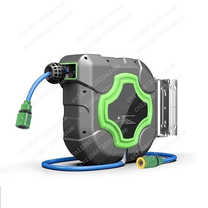 Avvolgitubo telescopico automatico, rullo in schiuma, secchio con sacca in PVC, bobina, lavaggio auto