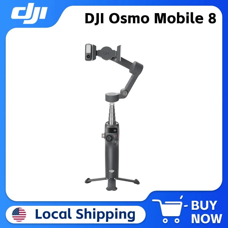 Gimbal for phone with Smart Tracking Flagship DJI Osmo Mobile 8